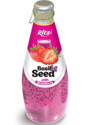 290ml Basil Seed with Strawberry